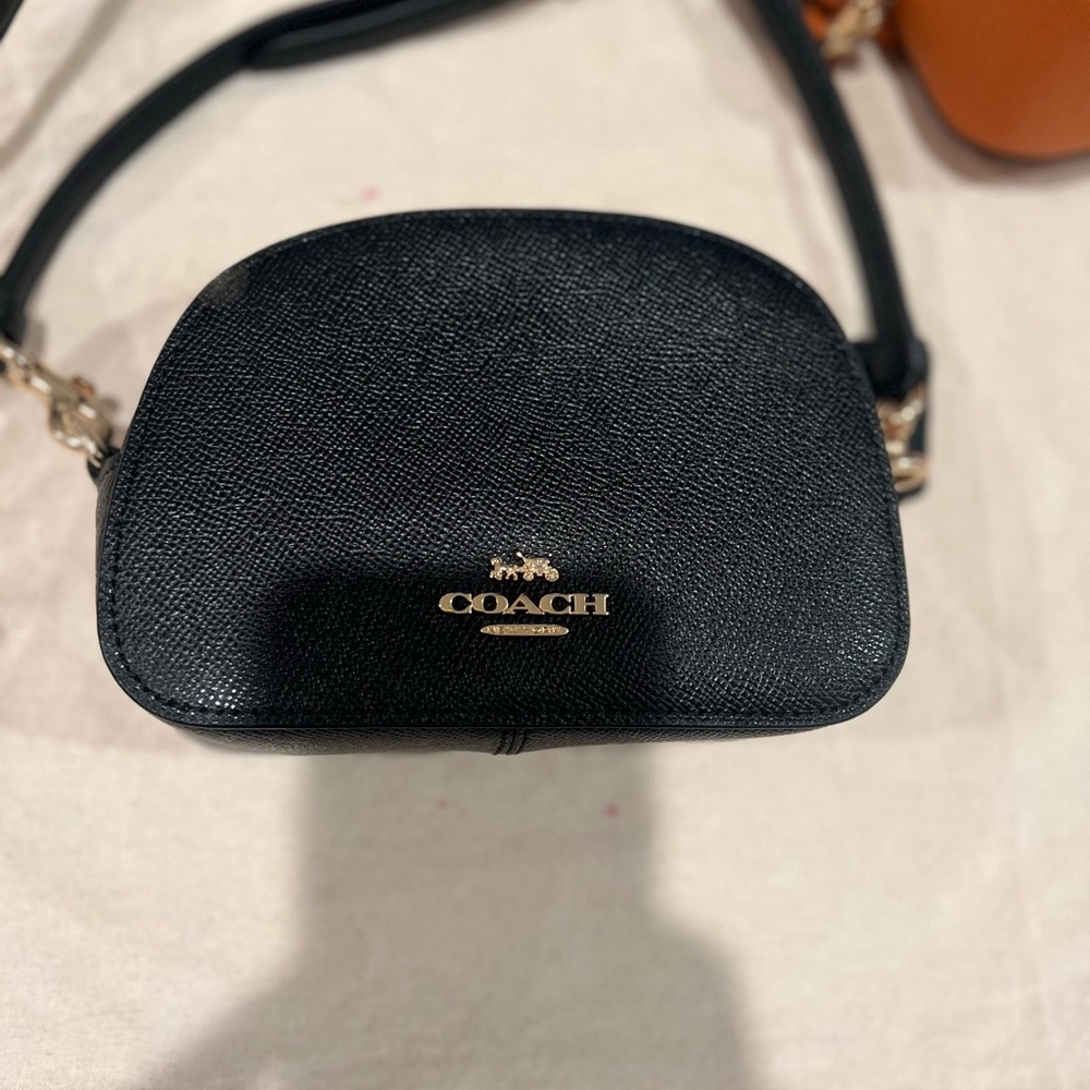 Coach Mini Camera Crossbody Bag In Black. My Other Li… Gem